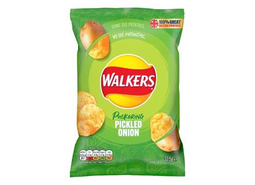 product image for Walkers Pickled Onion 32.5g crisps (BB 2/24)