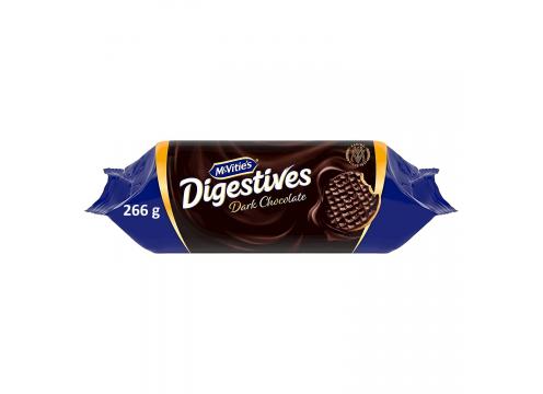 product image for McVities Dark Choc Digestives 266g (BB 4/24)