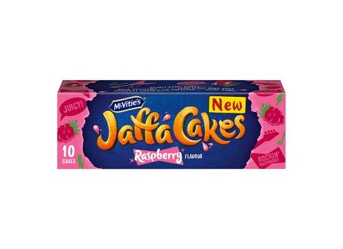 product image for McVitie's 10 Jaffa Cakes Raspberry Flavour (BB 24/2/24)