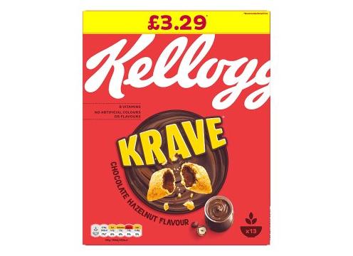 product image for Krave Chocolate Hazelnut Flavour Cereal, 410g