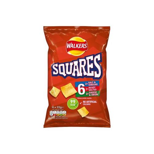 image of Squares Crunchy 6x22g Variety Packs (BB 2/24)
