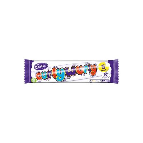 image of Cadbury Curly Wurly Chocolate Bar 5 Pack 107.5g