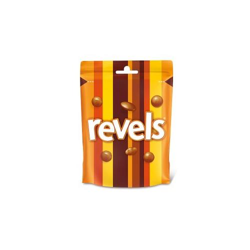 image of Revels Milk Chocolate with Raisins, Coffee or Orange Bites 112g