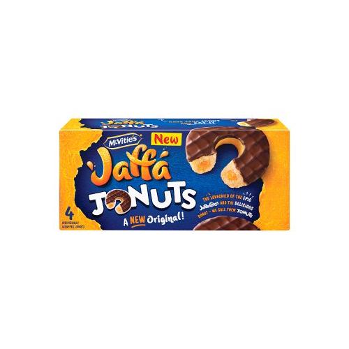 image of McVitie's Jaffa Cakes Jonuts 4 Pack (BB 4/24)