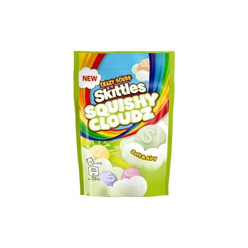 image of Skittles Squishy Cloudz Sour Sweets Fruit 94g