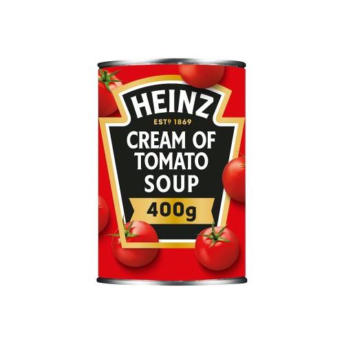 image of Heinz Cream of Tomato Soup 400g can (UK made)
