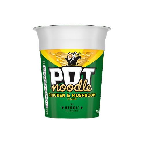 image of Pot Noodle - Chicken and Mushroom 90g