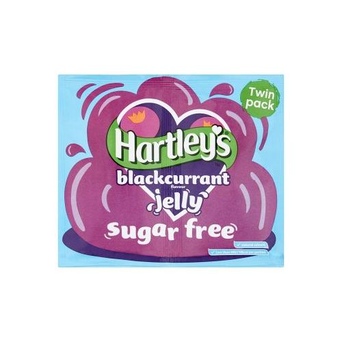 image of Hartleys Sugar Free Jelly 23g - Blackcurrant twin pack (BB 9/23)