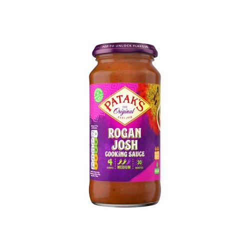 image of Patak's Rogan Josh Cooking Sauce 450g - clearance  (BB 3/24)