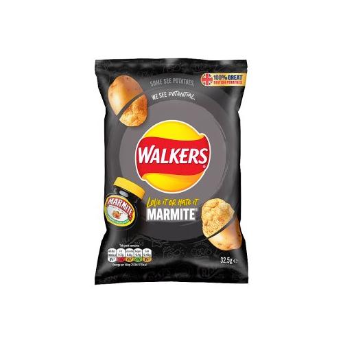 image of Walkers Mar**ite Crisps 32.5g (BB 3/24)