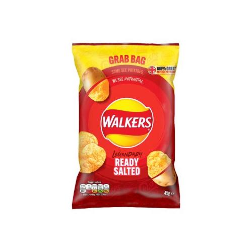 image of Walkers Ready Salted 45g (BB 2/24)