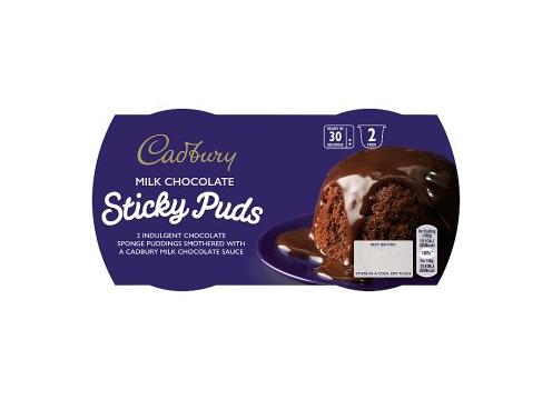 product image for Cadbury Milk Chocolate Sticky Puds 2 x 95g (BB 3/24)