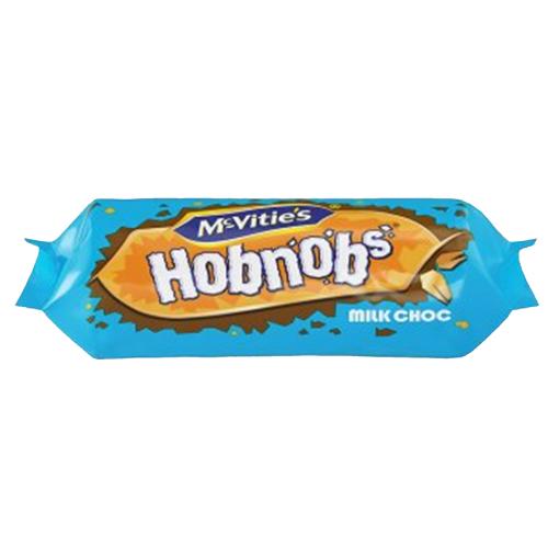 image of McVities Hobnobs Milk Chocolate 262g 