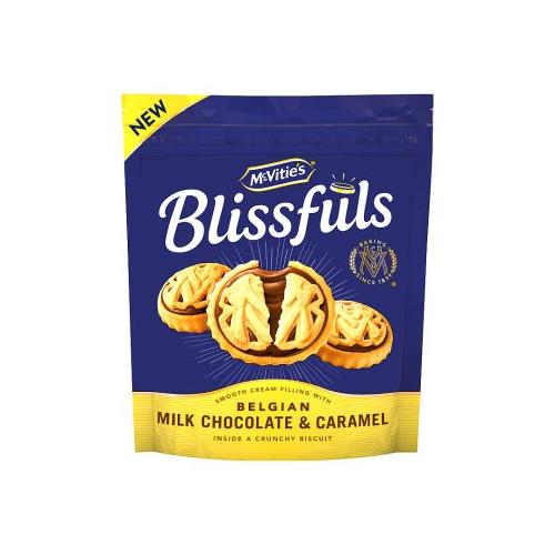image of McVitie's Blissfuls Belgian Biscuits 172g