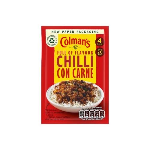 image of Colman's Chilli Con Carne Recipe Mix 50g