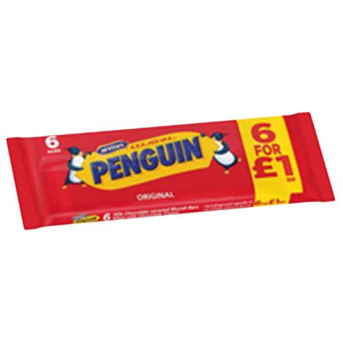 image of McVities Penguin 6 pack