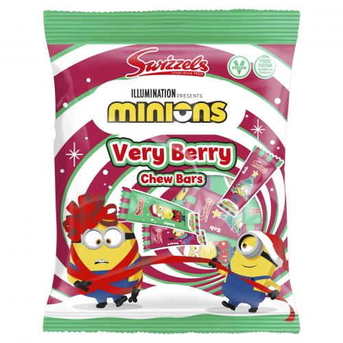 image of Swizzels Matlow Minions Christmas Chew Bag 140g (5/24)