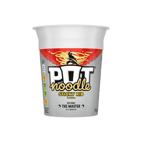 image of Pot Noodle Sticky Rib 90g (BB 3/24)