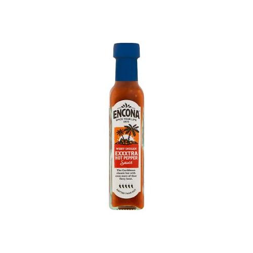 image of Encona Exxxtra Hot Pepper Sauce 142ml