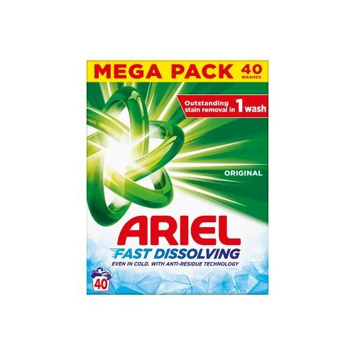 image of Ariel Fast Dissolving Washing Powder 2.4KG