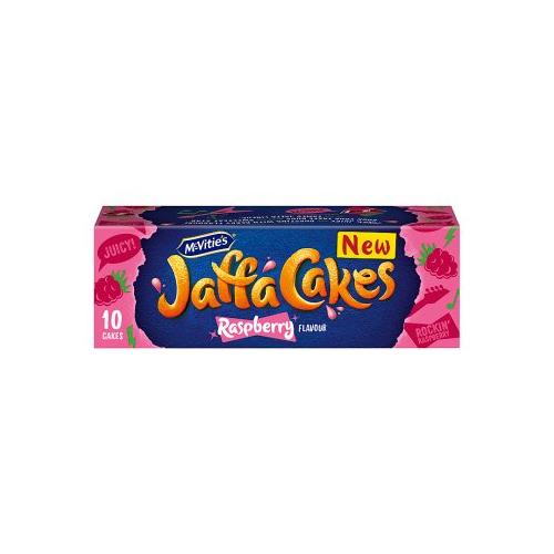 image of McVitie's 10 Jaffa Cakes Raspberry Flavour (BB 24/2/24)