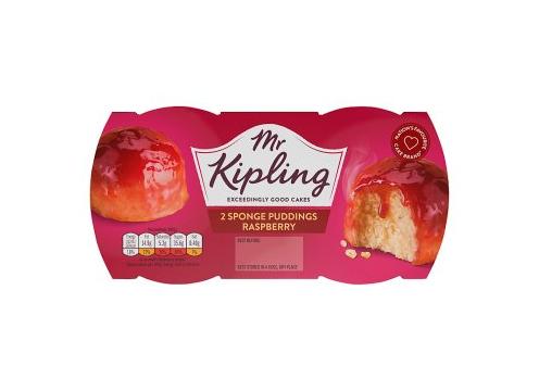 product image for Mr Kipling Raspberry Sponge Puddings 2 x 95g