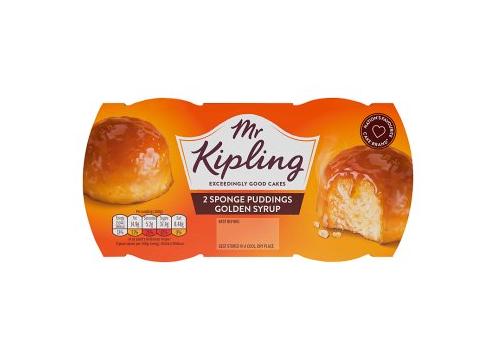 product image for Mr Kipling Sponge Puddings Golden Syrup 2 x 95g