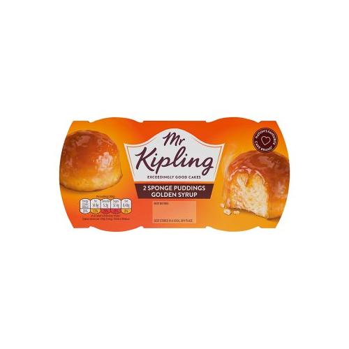 image of Mr Kipling Sponge Puddings Golden Syrup 2 x 95g
