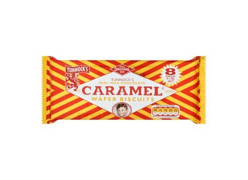 product image for Tunnocks Choc Caramel Wafers 8 Pk- Clearance (BB 2/24)