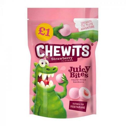 image of Chewits Strawberry Juicy Bites - 115g