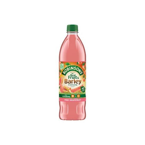 image of Robinsons Fruit & Barley with Vitamins Pink Grapefruit Squash 1L