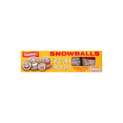 image of Tunnocks Snowballs 4 Pk (BB 8/24)