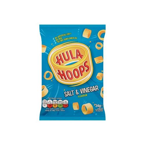image of Hula Hoops - Salt & Vinegar 34g (BB 3/24)
