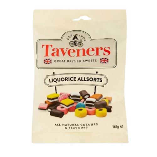 image of Taveners Liquorice Allsorts 165g