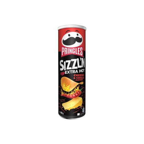 image of Pringles Sizzl'n Cheese & Chilli Flavour 180g