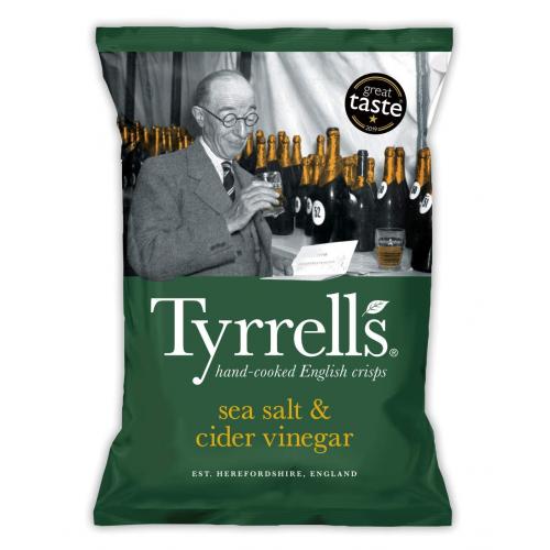 image of Tyrrells Cider Vinegar Sea Salt 40g (BB 5/24)