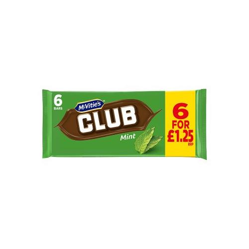 image of McVities Club Mint - clearance (BB 4/24) 